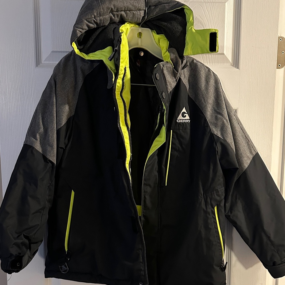 Gerry Kids' Black and Yellow Ski Jacket